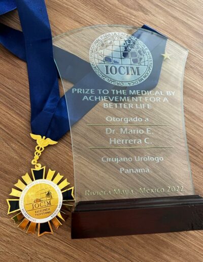 Premio Internacional Iocim A Logros Para Una Mejor Vida