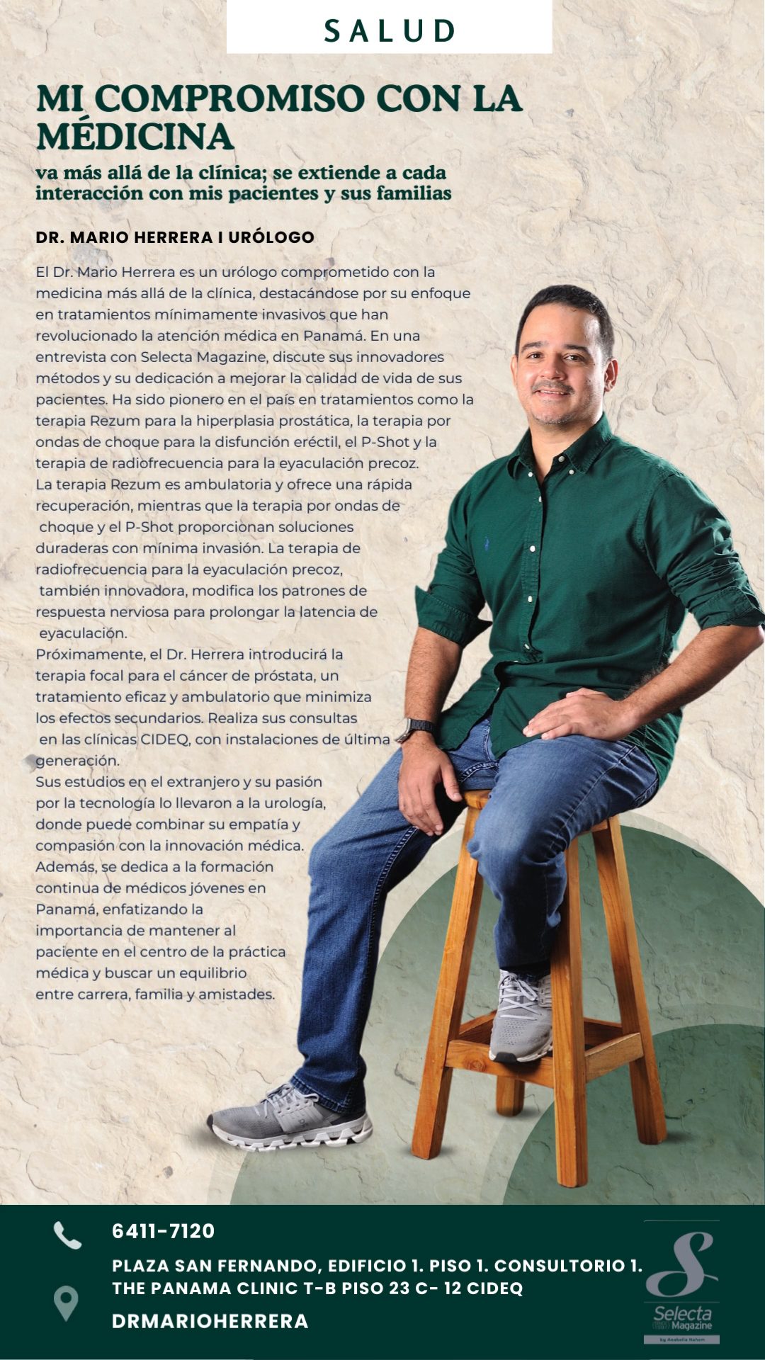 Dr-Mario-Herrera-Compromiso-Poster Mi Compromiso Con La Medicina Va Más Allá De La Clínica